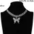 Imagem do Conjunto de colar de borboleta glamour