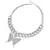 Conjunto de colar de borboleta glamour - Jonny imports