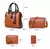 Conjunto de bolsas femininas couro - Jonny imports