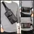 Pochete de couro masculina - Jonny imports