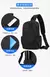 Bolsa de peito masculina crossbody oxford - Jonny imports