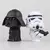 10cm Star Wars Darth Vader & Storm Trooper - Jonny imports