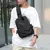 Imagem do Bolsa de peito masculina crossbody oxford