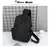Bolsa de peito masculina crossbody oxford