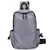 Bolsa de peito masculina crossbody oxford