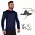 Imagem do Camisa Dry Basic LS Muvin Masculina - Proteção UV50