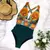Imagem do Maiô sexy floral decote v