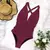 Imagem do Maiô sexy floral decote v