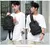 Imagem do Bolsa de peito masculina crossbody oxford