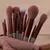 13 pçs conjunto de escova de maquiagem