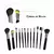 Kit Pincel De Maquiagem Sereia 12 Peças