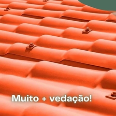 Kit Vedação Fixação Parafuso Telhas Colonial Pvc - 20 Unidades ( com parafuso )