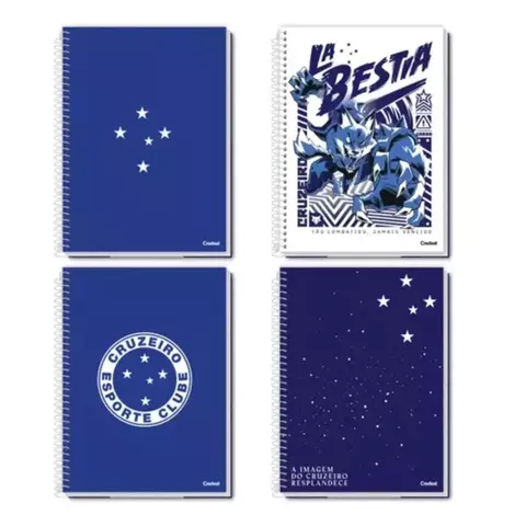 CADERNO 01X1 CREDEAL CRUZEIRO 80FLS UN - comprar online