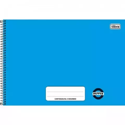 Caderno Cartografia Espiral 80 Folhas Capa Dura Azul - comprar online