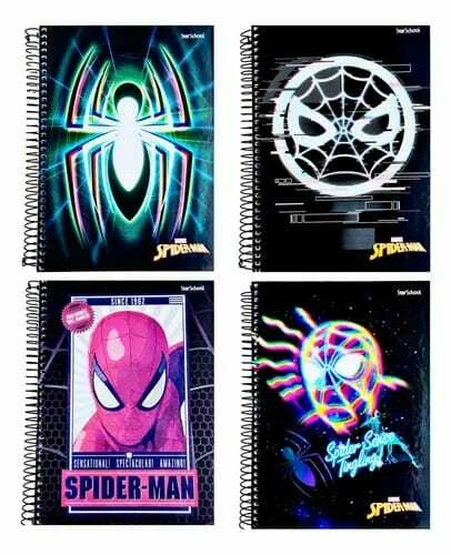 CADERNO ESPIRAL UNIV 20M SPIDER CD 320FLS