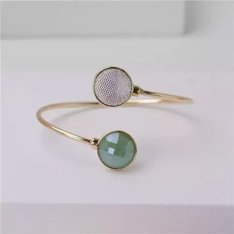 Pulseira Quartzo Verde Perolado