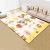 Alfombra de juego plegable para bebé con doble motivo