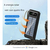 Carregador Portátil Power Bank Solar 10.000mah Com cabos 5 Em1 LED lanterna na internet