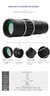 Telescópio monocular HD 10X42 de alta potência na internet