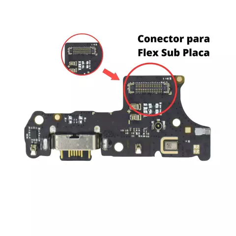 Placa Conector de Carga Motorola Moto G14 XT2341 Turbo