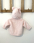 Saco Soft con capucha orejitas Rosa - Miel y Cuna