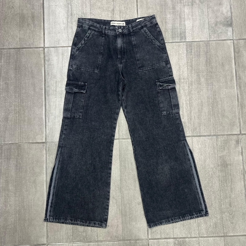 JEANS WIDE CARGO GRIS VOLSANO - comprar online