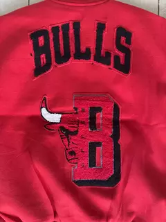 JACKET NBA CHICAGO BULLS ROJA - tienda online