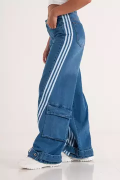 MAXI WIDE SPORT CARGO JEANS - ZETA