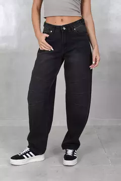 BAGGY GRIS NEVADO CON RECORTE - tienda online