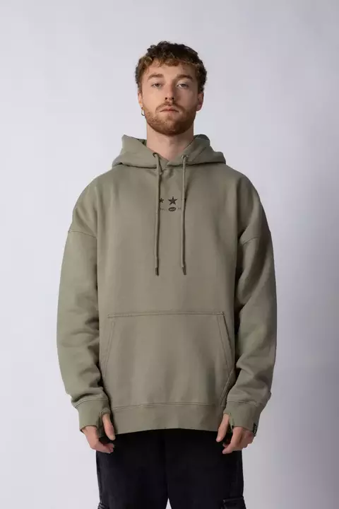 Buzo Canguro Over Jem Minute Oliva