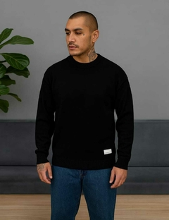 BUZO CUELLO REDONDO BUCHANAN NEGRO - comprar online