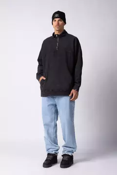 Buzo Over Cedar Negro - ZETA