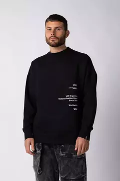 Imagen de Buzo Over Nova Ideas Negro