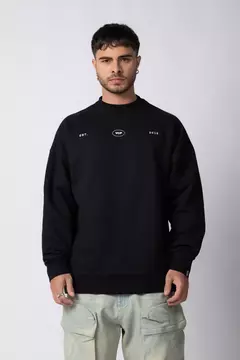 BUZO OVER NOVA MOOD NEGRO - tienda online