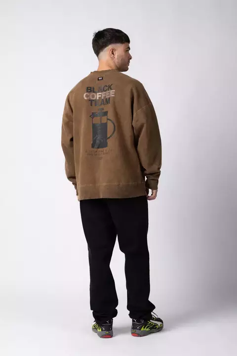 BUZO OVER PYUR TEAM BEIGE - comprar online