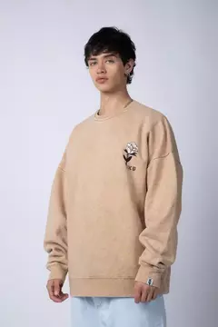 BUZO OVER ROUX JARRON BEIGE - comprar online