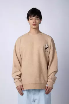 BUZO OVER ROUX JARRON BEIGE - tienda online