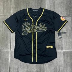 Camiseta MLB Edition Kansas City Chiefs Black&Gold - #87 Kelce en internet