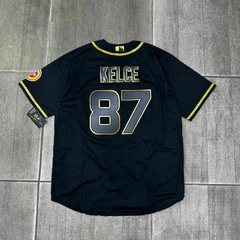 Camiseta MLB Edition Kansas City Chiefs Black&Gold - #87 Kelce - ZETA