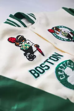 Campera NBA Boston Celtics Trebol Cream&Green en internet