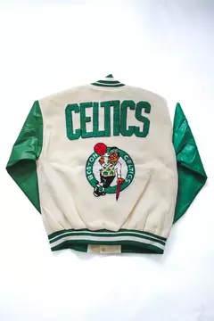 Campera NBA Boston Celtics Trebol Cream&Green - ZETA