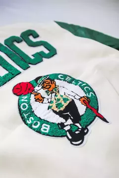 Campera NBA Boston Celtics Trebol Cream&Green - tienda online