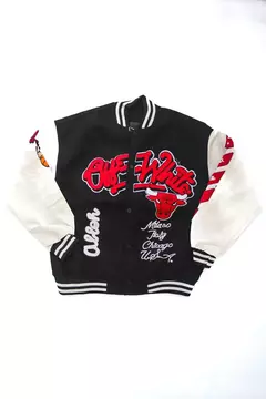 Campera NBA Chicago Bulls Champions Black&White - tienda online