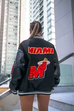 Campera NBA Miami Heat NBA 17x Finals Champions Full Black - ZETA