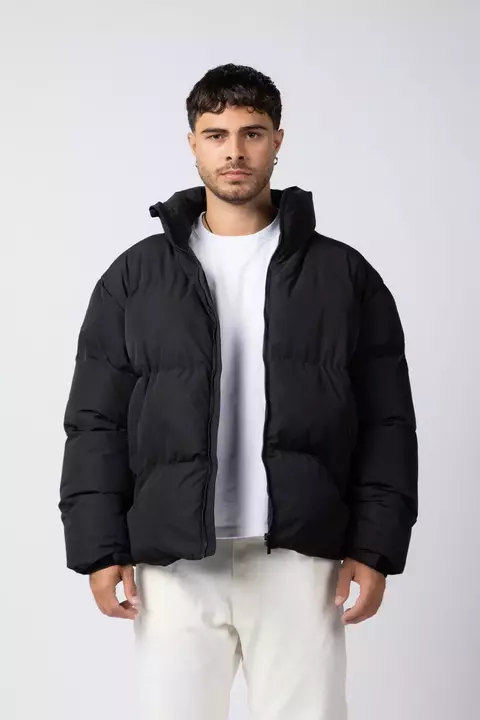 CAMPERA PUFFER CRONOS NEGRA