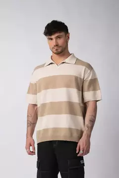 Imagen de Chomba Over Tejida Keen Beige