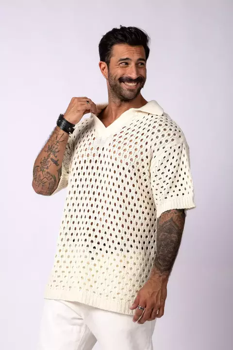 CHOMBA TEJIDA CIVIS CRUDO