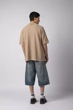 Imagen de Chomba Tejida Rover Beige (c/ cierre)