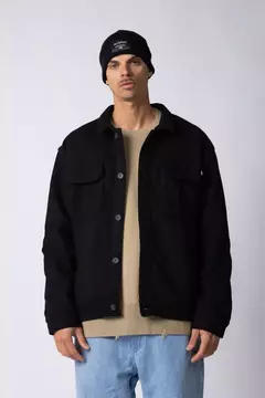 Coat Duffel Negro