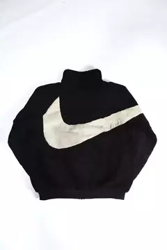 Campera Nike Reversible Negra Peluche - Interior Negro - tienda online